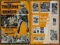 h457 LONE RANGER & THE LOST CITY OF GOLD movie pressbook '58 Clayton Moore, Silverheels