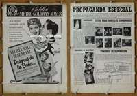 h461 LONG, LONG TRAILER Spanish/U.S. movie pressbook '54 Lucille Ball