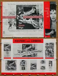 h542 NAKED MAJA movie pressbook '59 Ava Gardner, Tony Franciosa