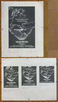 h557 NIGHTWING movie pressbook supplement '79 killer bats, horror!