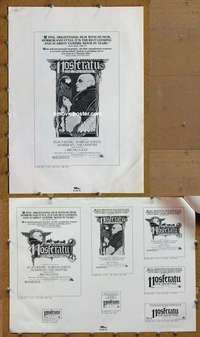 h563 NOSFERATU THE VAMPYRE movie pressbook supplement '79 Klaus Kinski