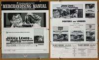 h565 NUTTY PROFESSOR movie pressbook '63 Jerry Lewis, Stevens