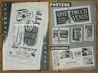 h575 ONE TOUCH OF VENUS movie pressbook '48 Ava Gardner, Walker