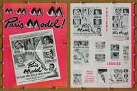 h583 PARIS MODEL movie pressbook '53 Marilyn Maxwell