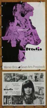 h592 PETULIA movie pressbook '68 Julie Christie, George C Scott