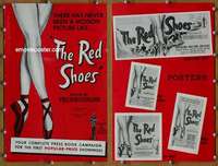 h624 RED SHOES pressbook 1950 Michael Powell & Emeric Pressburger, ballerina Moira Shearer!
