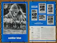 h691 SOLDIER BLUE movie pressbook '70 Candice Bergen, Ralph Nelson