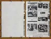 h814 VAULT OF HORROR/TALES FROM THE CRYPT movie pressbook '73