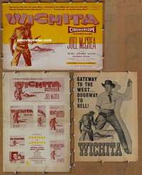 h836 WICHITA movie pressbook '55 Joel McCrea, Lloyd Bridges, Miles