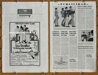 h859 YELLOW SUBMARINE Spanish/U.S. movie pressbook '68 The Beatles!