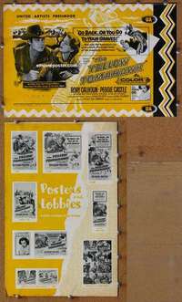 h860 YELLOW TOMAHAWK movie pressbook '54 Rory Calhoun, Peggie Castle
