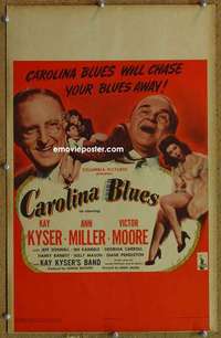 g049 CAROLINA BLUES window card movie poster '44 Kay Kyser, Ann Miller