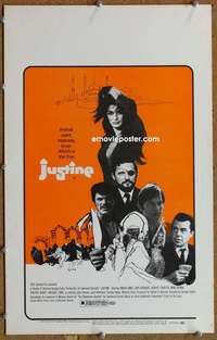 g146 JUSTINE window card movie poster '69 Anouk Aimee, Dirk Bogarde