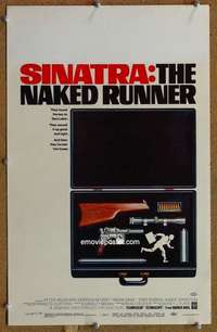 g172 NAKED RUNNER window card movie poster '67 Frank Sinatra, cool image!