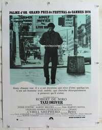 m217 TAXI DRIVER linen French 23x32 movie poster '76 Robert De Niro