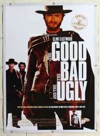 m430 GOOD, THE BAD & THE UGLY linen video one-sheet movie poster R2004