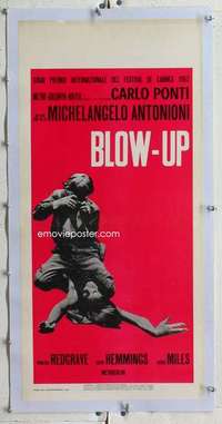 m262 BLOWUP linen Italian locandina movie poster R70s Antonioni