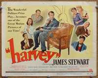 m020 HARVEY movie title lobby card '50 James Stewart classic, 6 ft rabbit!