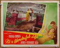 m008 IT'S A WONDERFUL LIFE movie lobby card #8 '46 Jimmy romances Reed