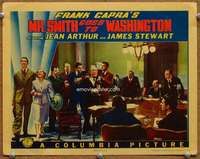 m017 MR SMITH GOES TO WASHINGTON #7 movie lobby card '39 in Congress!