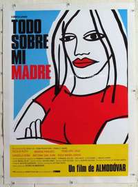 m152 ALL ABOUT MY MOTHER linen Spanish movie poster '99 Pedro Almodovar