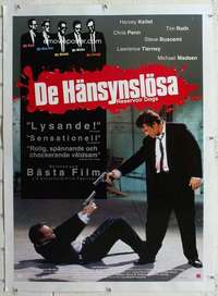 m179 RESERVOIR DOGS linen Swedish movie poster '92 Quentin Tarantino