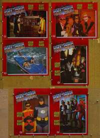 p617 BATMAN 6 movie lobby cards R89 Adam West, Burt Ward, DC Comics!