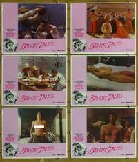 p618 BAWDY TALES 6 movie lobby cards '74 Pier Paolo Pasolini sex!