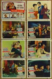 p117 BELL, BOOK & CANDLE 8 movie lobby cards '58 James Stewart, Novak