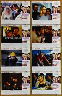 p134 BRIDGET JONES'S DIARY 8 movie lobby cards '01 Zellweger, Grant