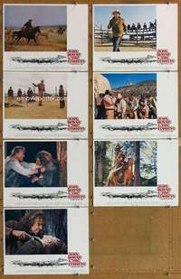 p506 COWBOYS 7 movie lobby cards '72 big John Wayne, Bruce Dern