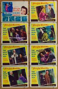 p168 DEEP BLUE SEA 8 movie lobby cards '55 Vivien Leigh, More
