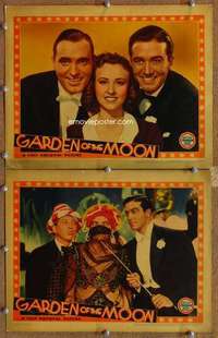 p986 GARDEN OF THE MOON 2 movie lobby cards '38 Pat O'Brien, John Payne