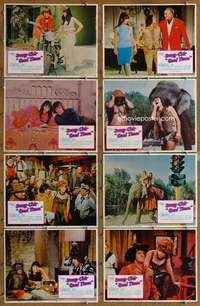 p525 GOOD TIMES 7 movie lobby cards '67 William Friedkin, Sonny & Cher