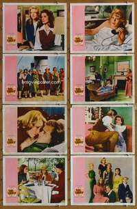p215 GROUP 8 movie lobby cards '66 Candice Bergen, Hackett, Hartman