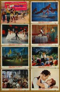 p223 HANS CHRISTIAN ANDERSEN 8 movie lobby cards '53 Danny Kaye