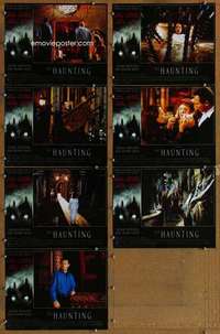 p529 HAUNTING 7 movie lobby cards '99 Liam Neeson, Zeta-Jones