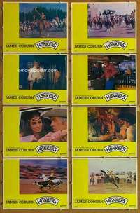 p241 HONKERS 8 movie lobby cards '72 James Coburn, Lois Nettleton