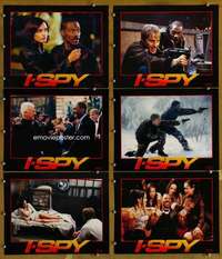 p655 I SPY 6 movie lobby cards '02 Eddie Murphy, Famke Janssen