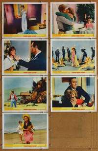 p536 INSIDE DAISY CLOVER 7 movie lobby cards '66 Natalie Wood, Plummer