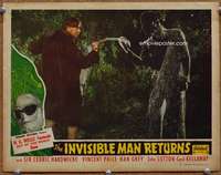 p034 INVISIBLE MAN'S REVENGE movie lobby card #7 R48 cool image!