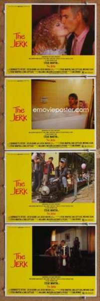 p841 JERK 4 movie lobby cards '79 classic goofy Steve Martin images!