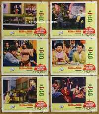 p662 LAST OF THE SECRET AGENTS 6 movie lobby cards '66 spy spoof!