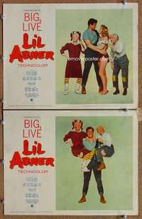 s003 LI'L ABNER 2 movie lobby cards '59 Julie Newmar, Peter Palmer
