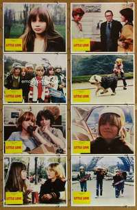 p274 LITTLE LOVE 8 movie lobby cards '79 early skateboarding kids!