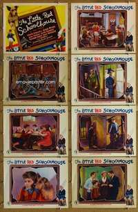 p276 LITTLE RED SCHOOL HOUSE 8 movie lobby cards '36 Dickie Moore
