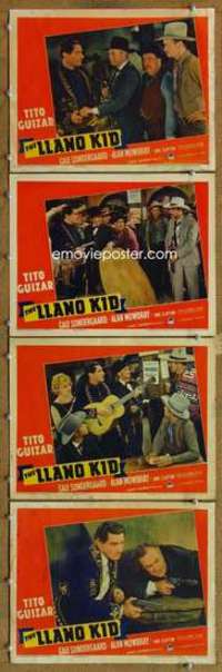p849 LLANO KID 4 movie lobby cards '39 Tito Guizar, Gale Sondergaard