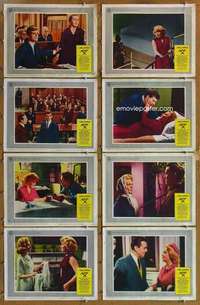 p285 MADAME X 8 movie lobby cards '66 Lana Turner, John Forsythe