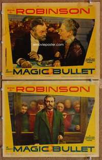 p980 DR EHRLICH'S MAGIC BULLET 2 movie lobby cards '40 Ed G. Robinson