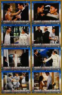 p287 MAID IN MANHATTAN 8 movie lobby cards '02 Jennifer Lopez